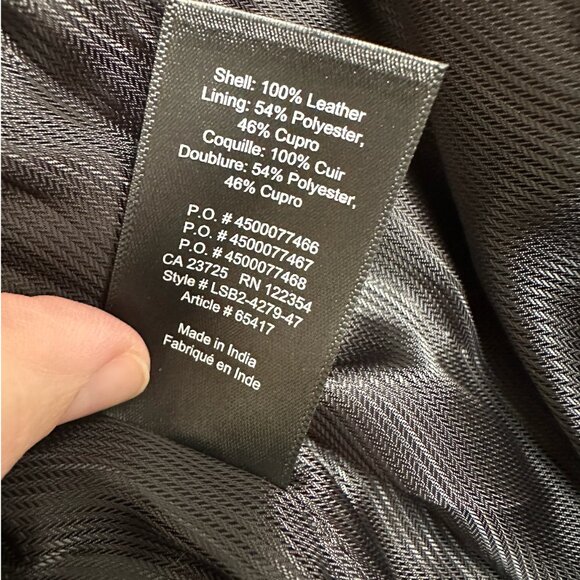 NWT Aritzia Talula genuine leather moto jacket - Picture 6 of 7